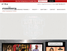 Tablet Screenshot of chamberfitness.com
